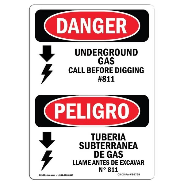OSHA Danger Sign, 18